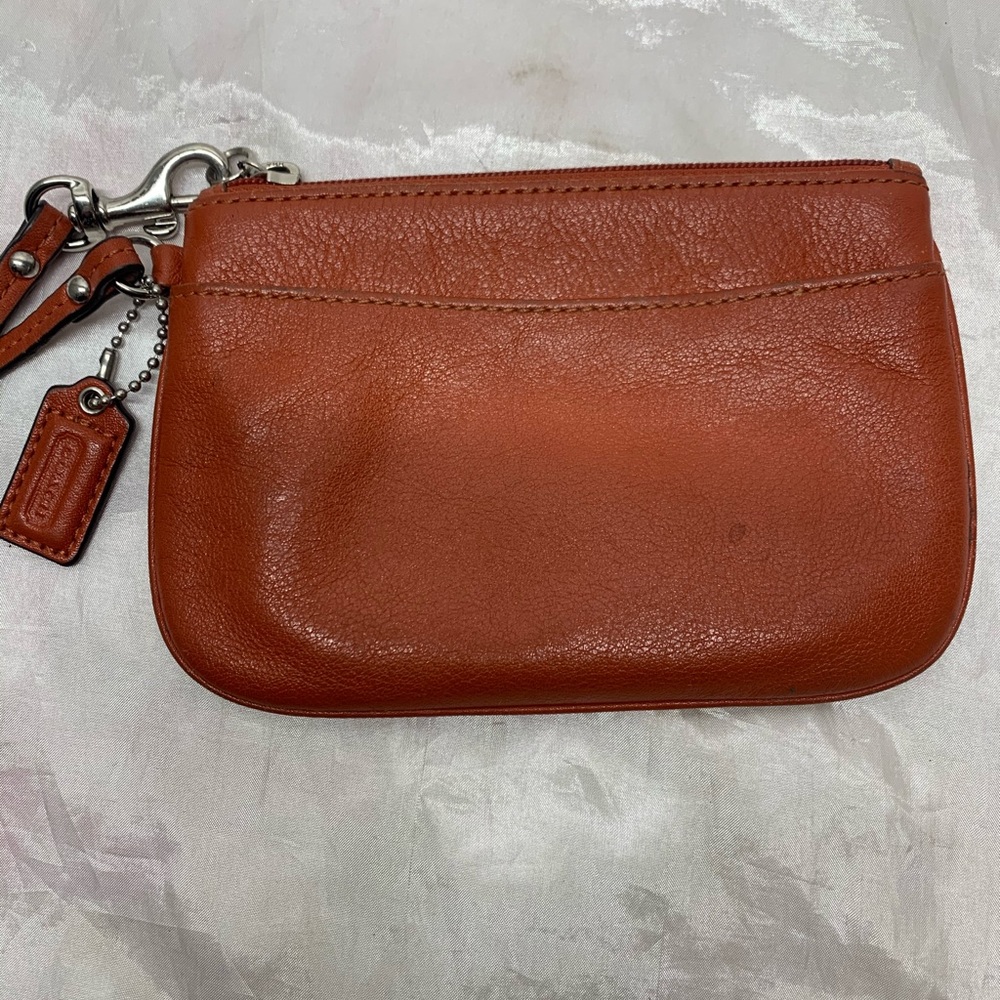 Orange Coach Wallet